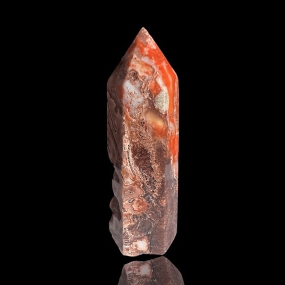 Crazy Lace‎ Agate Crystal Tower | Energy Healing Home Décor Spiritual Cleansing - Picture 14 of 14
